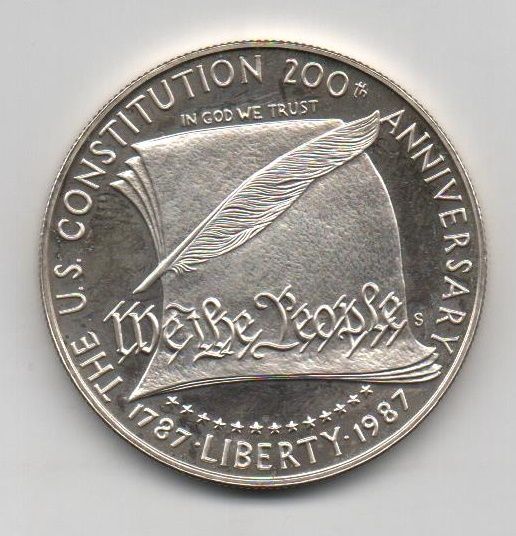 ESTADOS UNIDOS DEL AÑO 1987 DE 1 DOLAR BICENTENARIO CONSTITUCIÓN